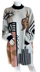 ALLIE FALCON Sweater Dress