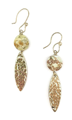 AKRITI Gold and Medium Earrings