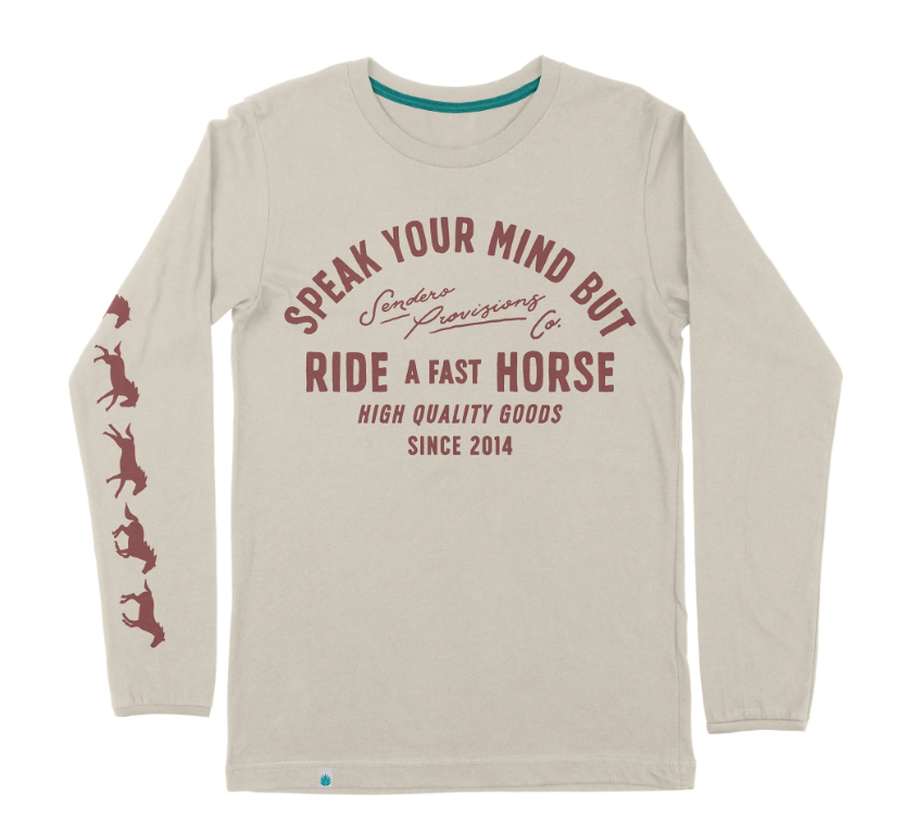 SENDERO Fast Horse Long Sleeve T-Shirt