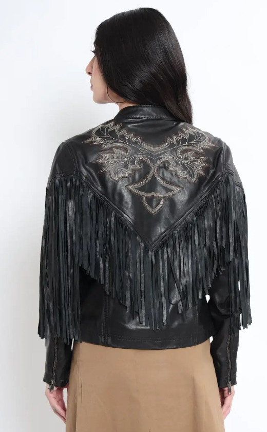 MYRA Blackverse Leather Jacket