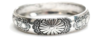 ABCO Stamped Burst Bangle