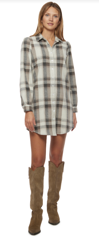 FLAG & ANTHEM Lynden Knit Flannel Dress