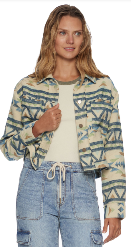 FLAG & ANTHEM Cropped Southwest Utility Jacket