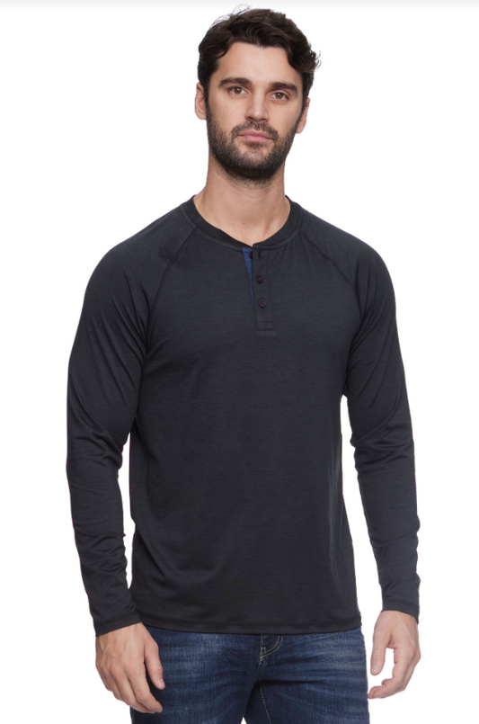 FLAG & ANTHEM Victory Long Sleeve Performance Henley