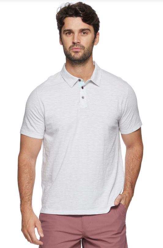 FLAG & ANTHEM Hastings SS Super Soft Stripe Polo