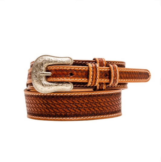 MYRA Hand Tooled Leather Belt