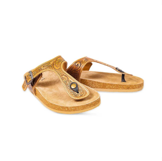 MYRA Sadie Mesa Hand Tooled Sandals