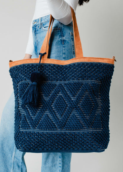 PANACHE Diamond Pattern Tote