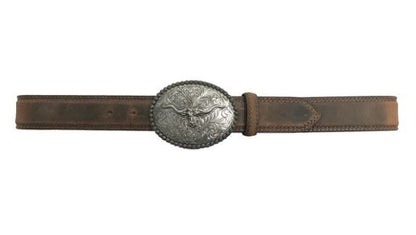 ABCO Oval Longhorn Buckle Belt