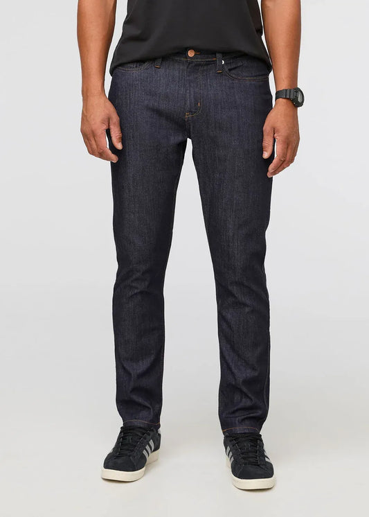 DUER DENIM RELAXED TAPER HERITAGE RINSE