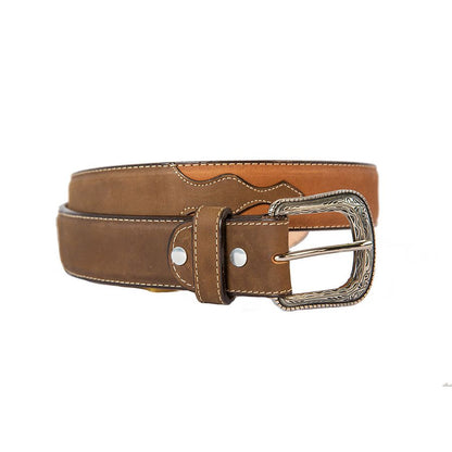 ABCO Unisex Two Tone Brown Belt