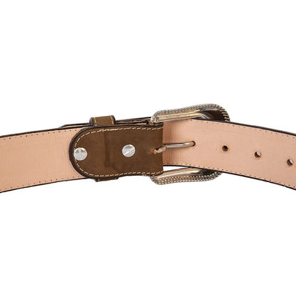 ABCO Unisex Two Tone Brown Belt