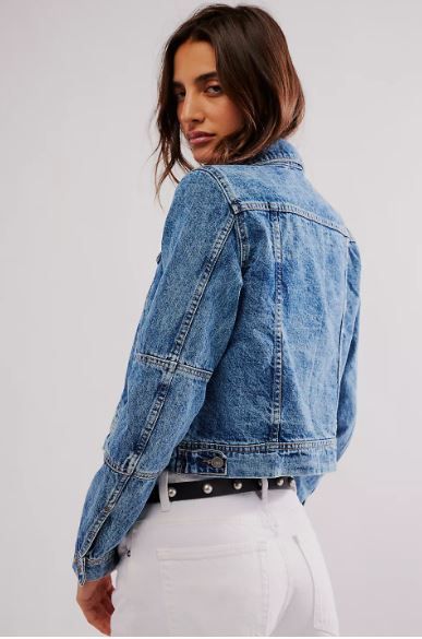 FREE PEOPLE Rumors Denim Jacket