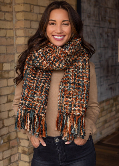 PANACHE Infinity Plaid Scarf