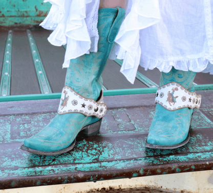 AGAVE BLUE Boot Lassos