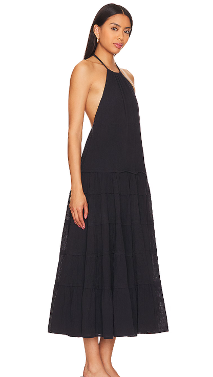 FREE PEOPLE Somewhere Sunny Drop-Waist Maxi