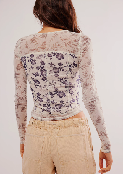 FREE PEOPLE Betty's Garden Top