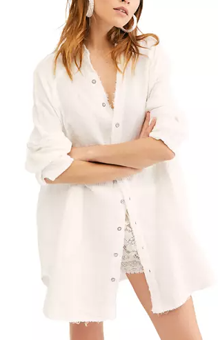 FREE PEOPLE Summer Daydream Buttondown