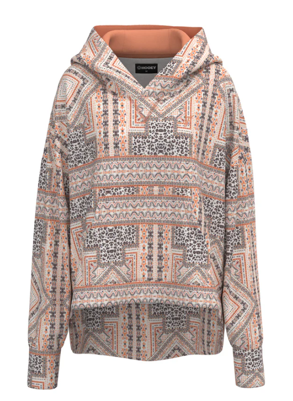 HOOEY Roomy Multi Pattern Hoody