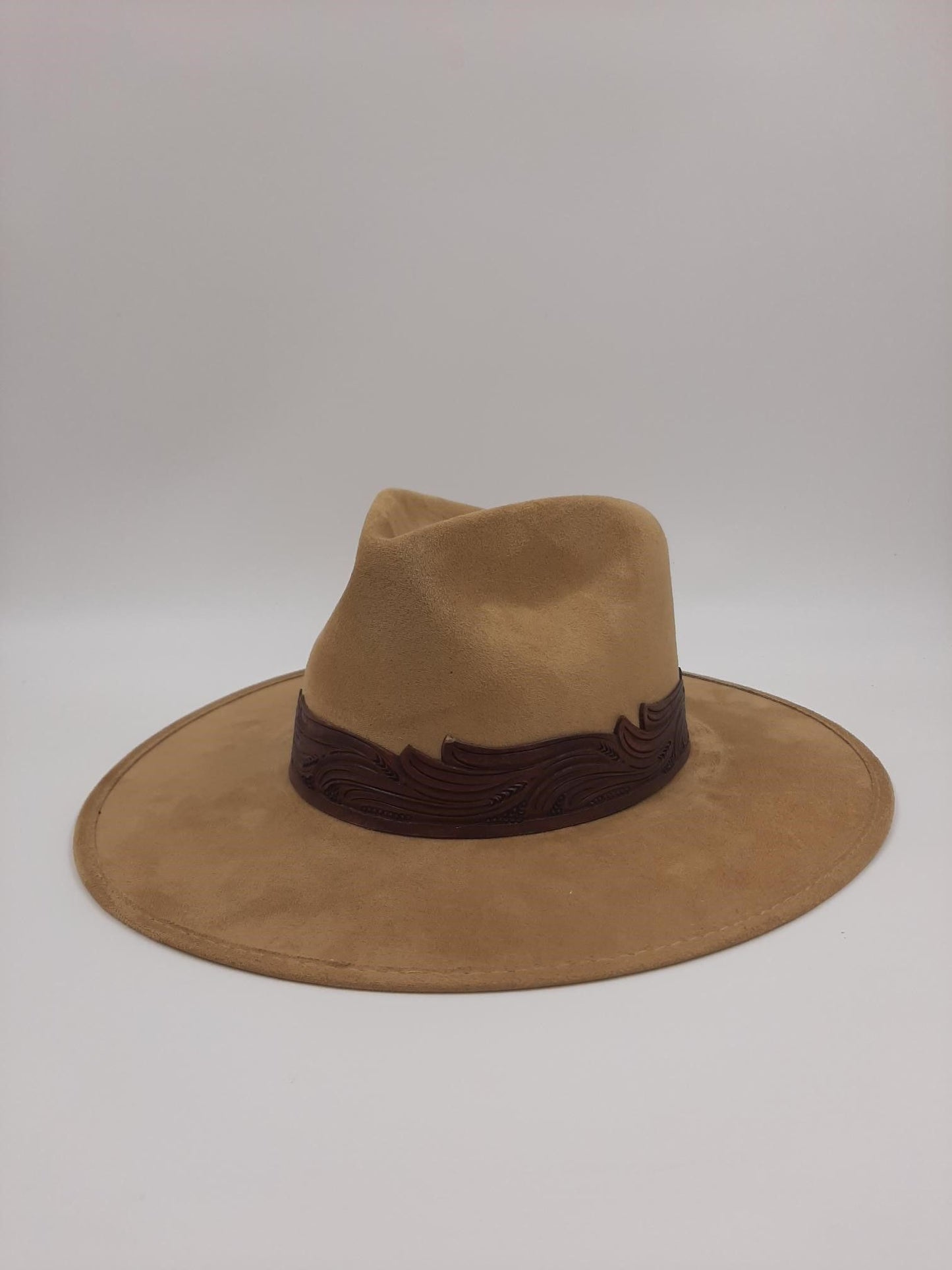 CHIDA FRIDA Stevie Hat with Hand Tooled Leather Band