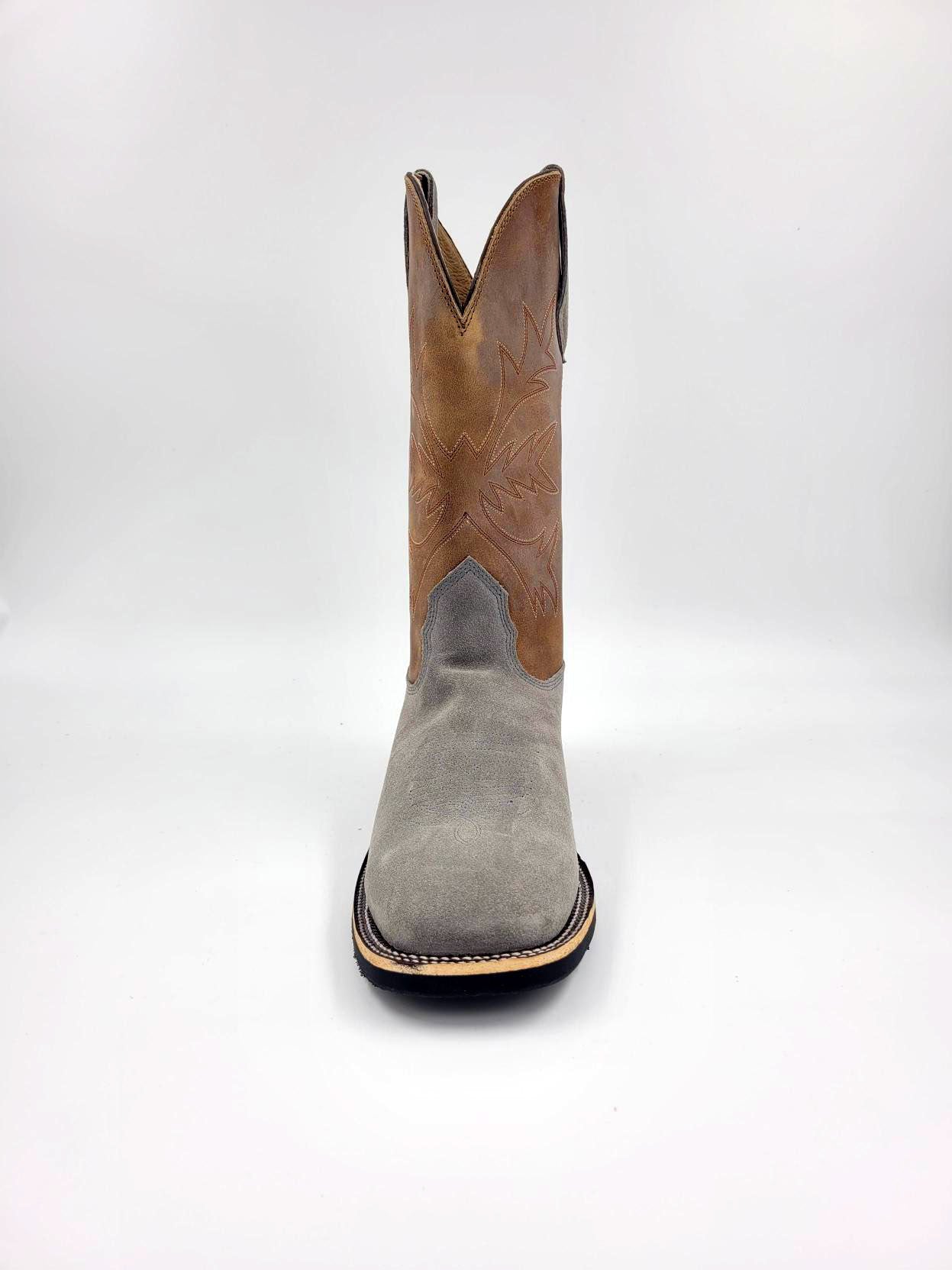 MENS JASPER Grey/Cuoio (Square Toe)