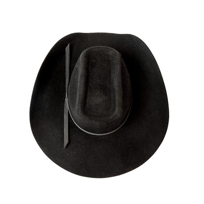 Black Cowboy Hat - Top